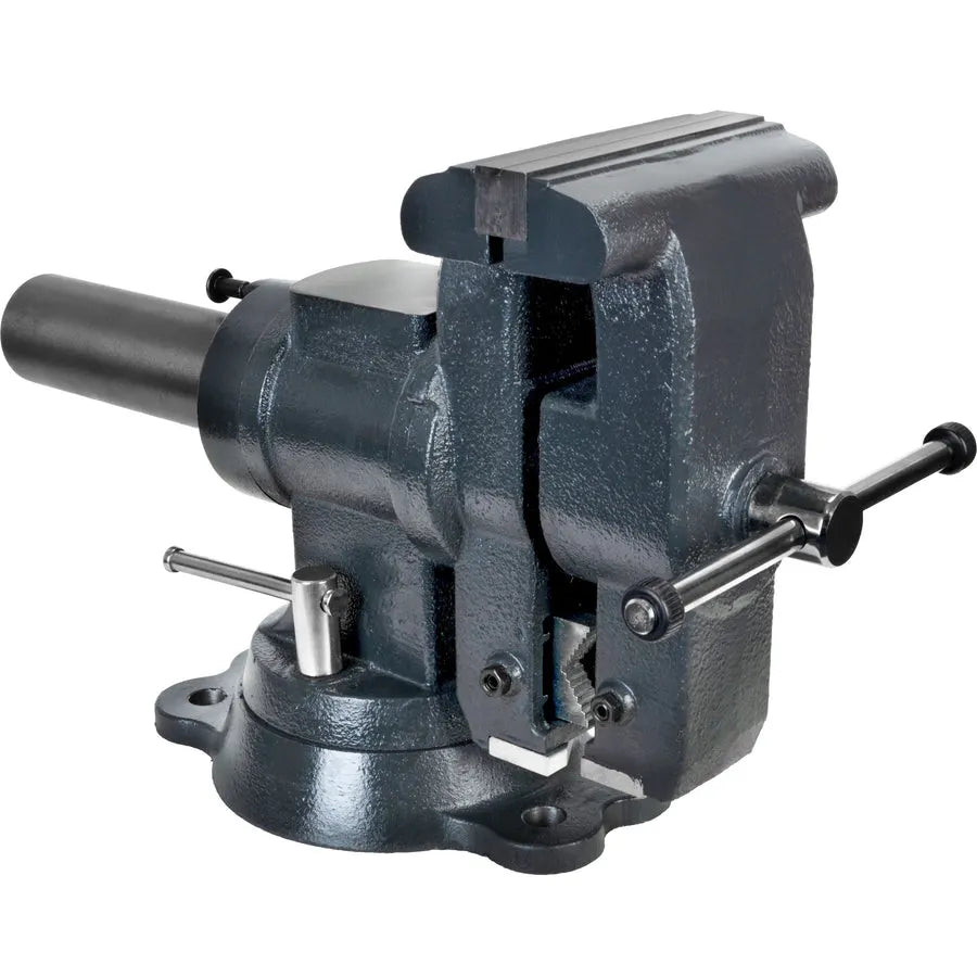 Vise with 360° Rotating Jaw & Base, 16 mm Mounting