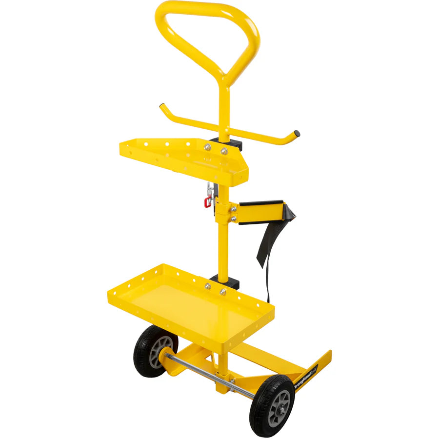 Gas Cylinder Dolly with Tool Trays, 150 kg Load Capacity