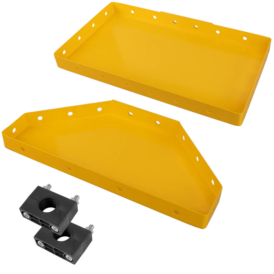 Gas Cylinder Dolly with Tool Trays, 150 kg Load Capacity
