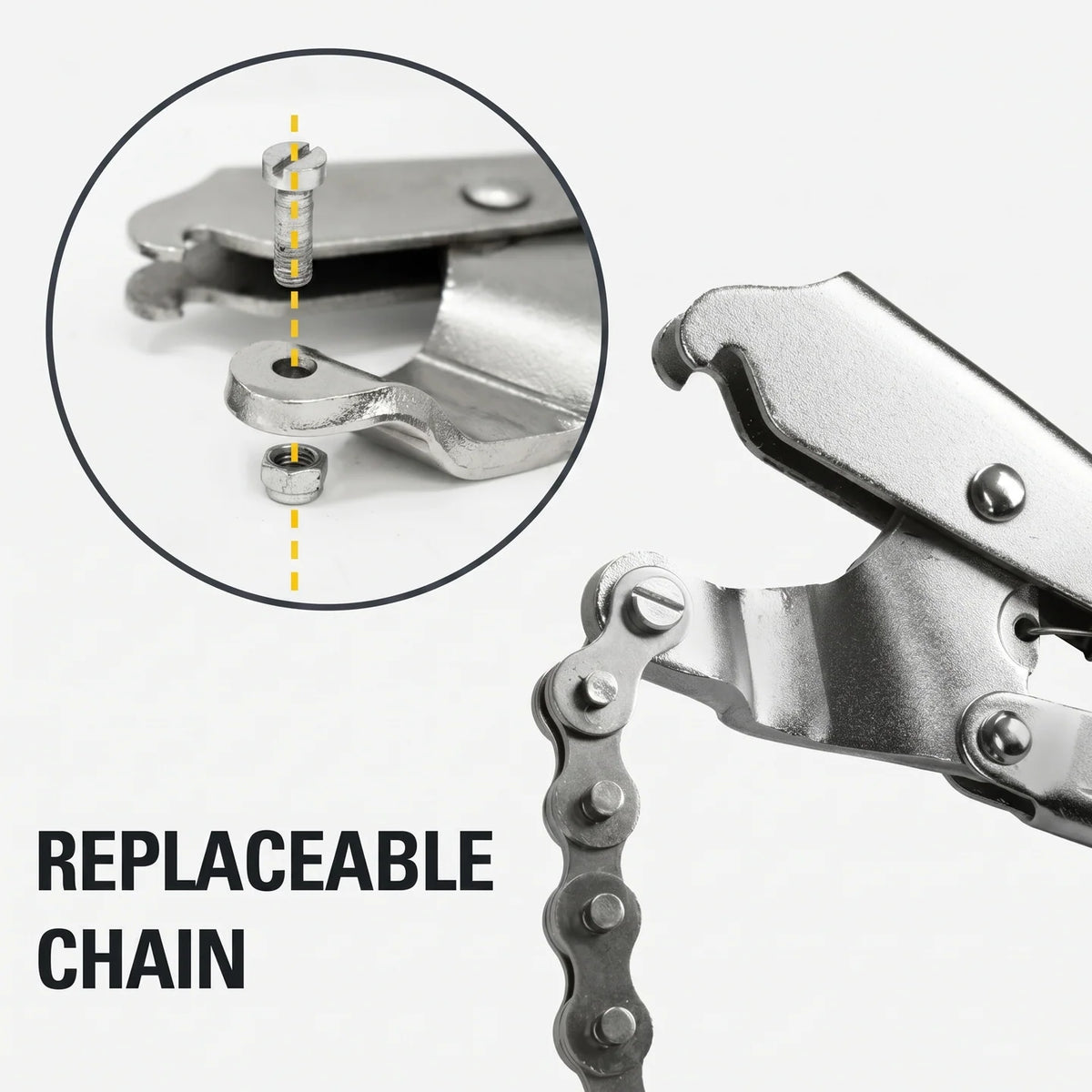 "The Python" Pipe Alignment Chain Pliers