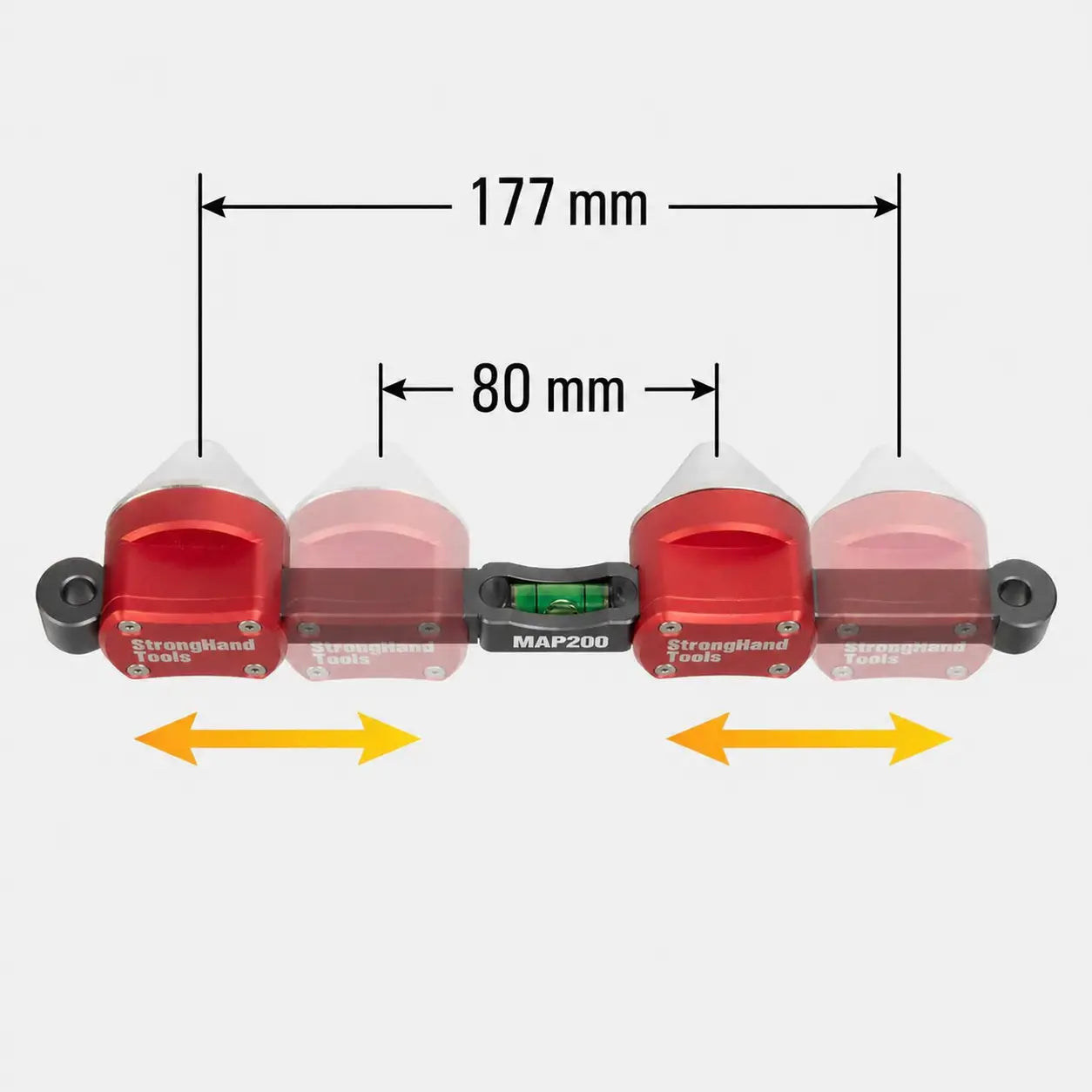 Magnetic Pipe Centering Head/Alignment Pin Combo Kit