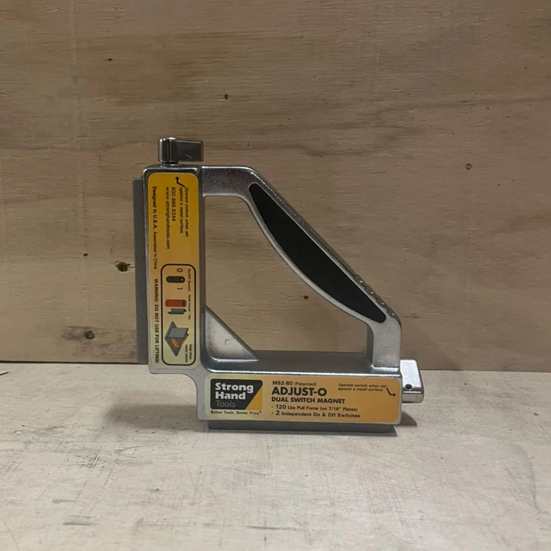 Adjust-O™ 90° Dual Switch Magnet Square, 55 kg Pull Force (Used for Demo)