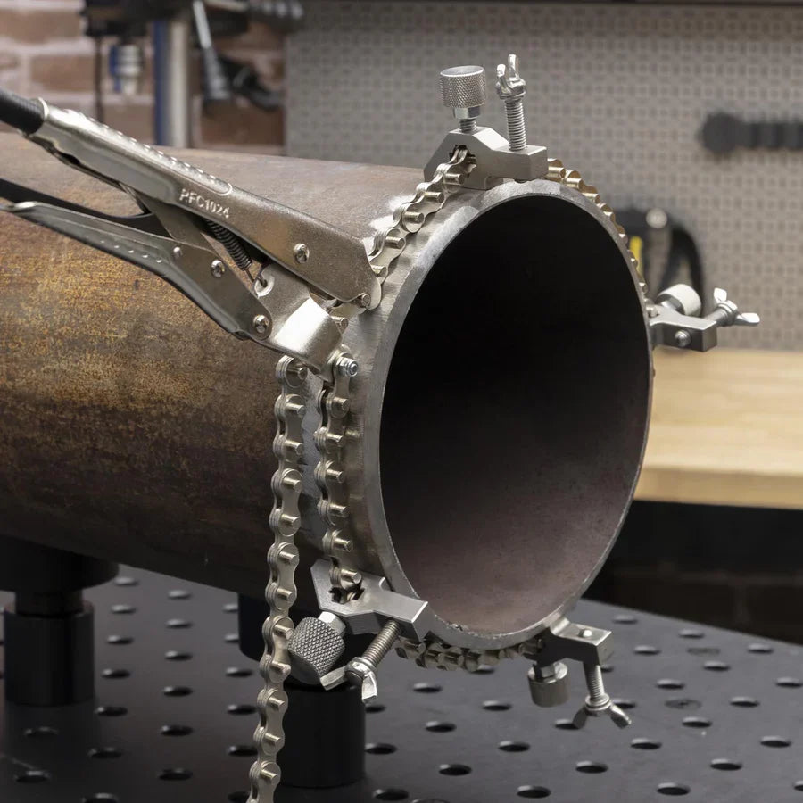 Python Chain Pliers + Pipe Alignment Clamp