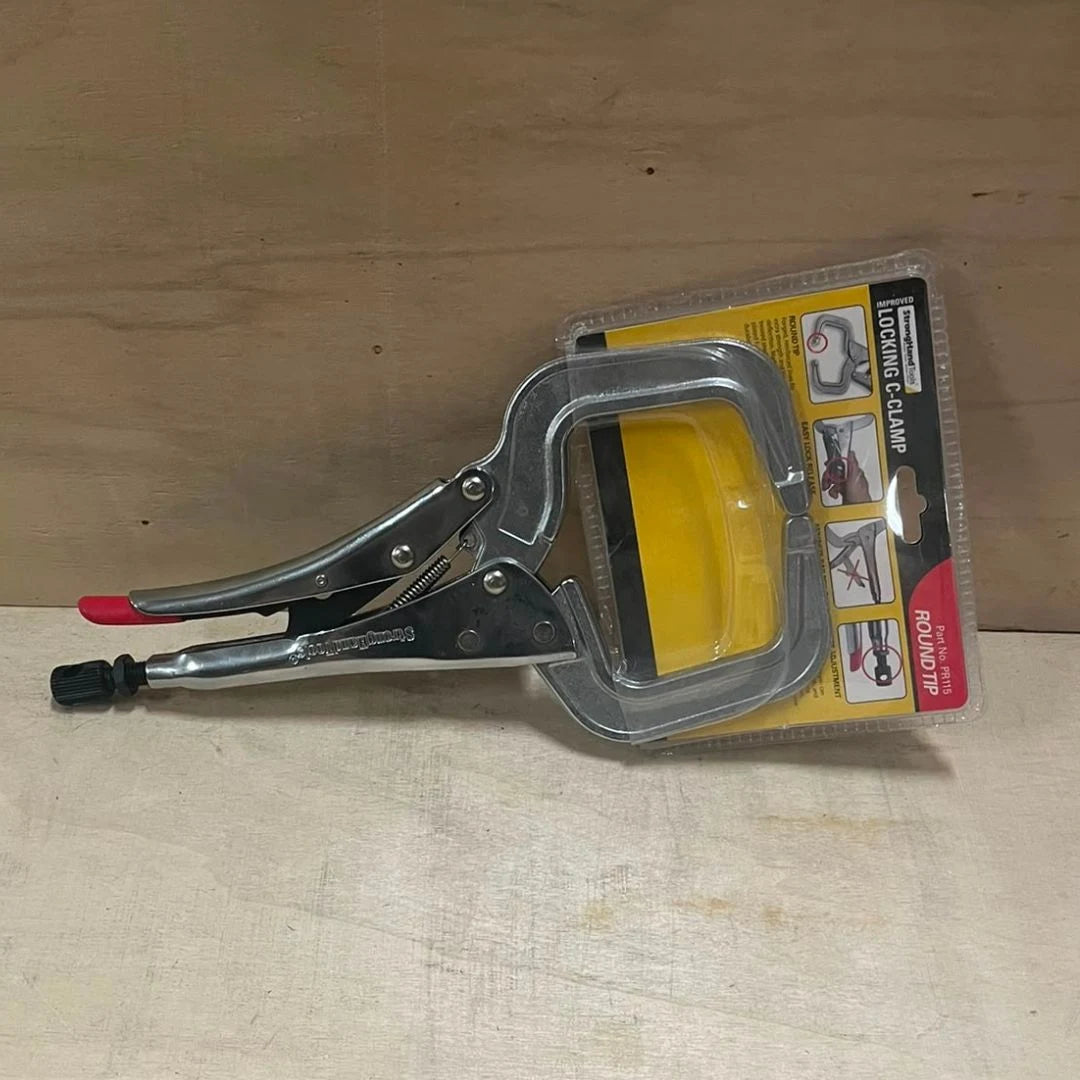 Locking C-Clamp, 100 mm Capacity, Round Tips (Used for Demo)