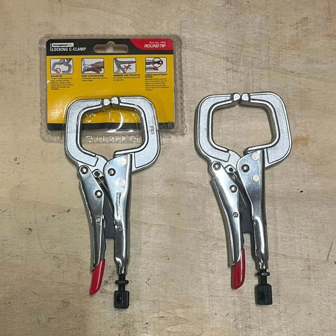 Locking C-Clamp, 50 mm Capacity, Round Tips (Used for Demo)