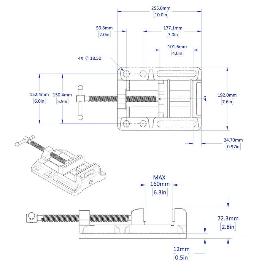 Drill Press Vise