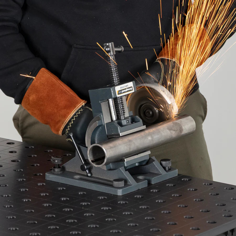 Cradle-Angle Drill Press Vise