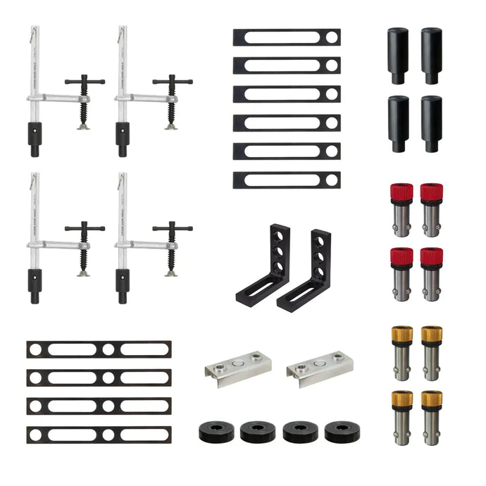 38-pc. Fixturing Kit, Fit 16 mm Holes