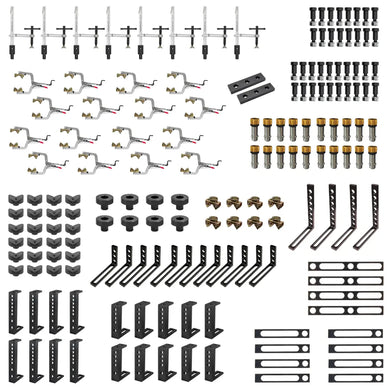 166-pc. Round Tube Fixturing Kit, Fit 16 mm Holes