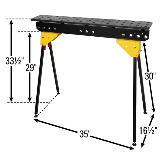Scout 36, Sawhorse Kit (900x150 mm) - 16 mm System
