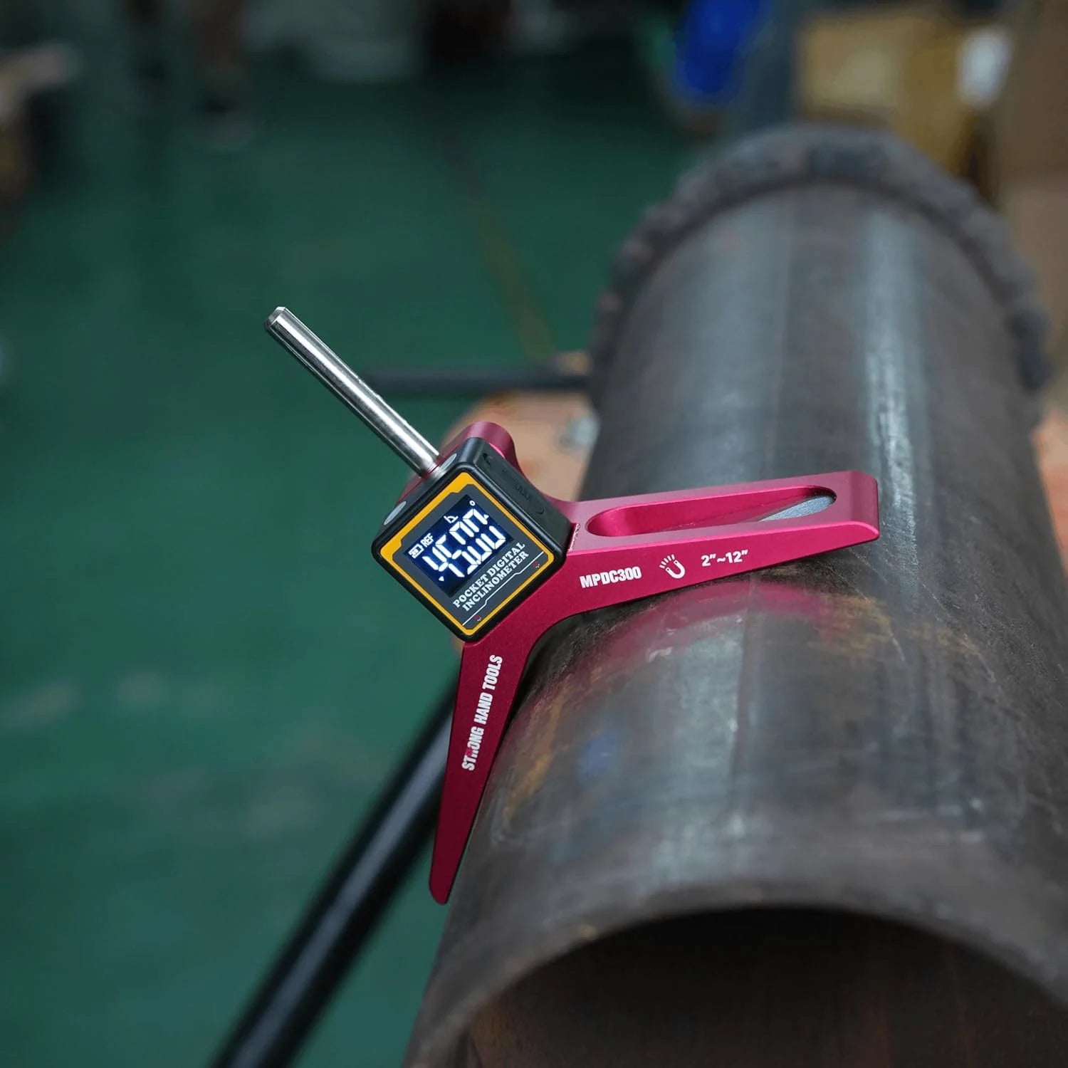 Magnetic Pipe Centering Head, Digital Precision Model
