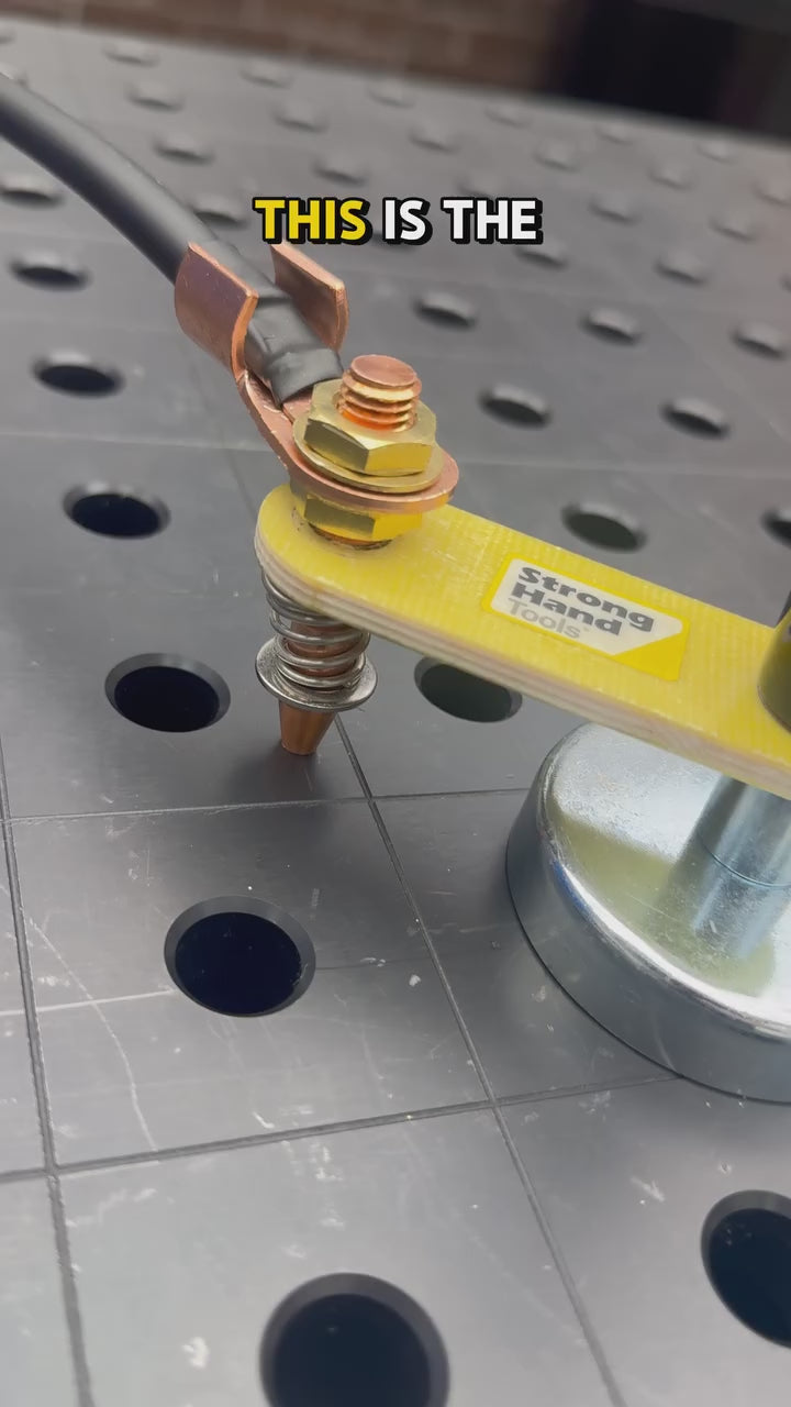 Video laden: High-Temp Magnetic Spring Ground Clamp