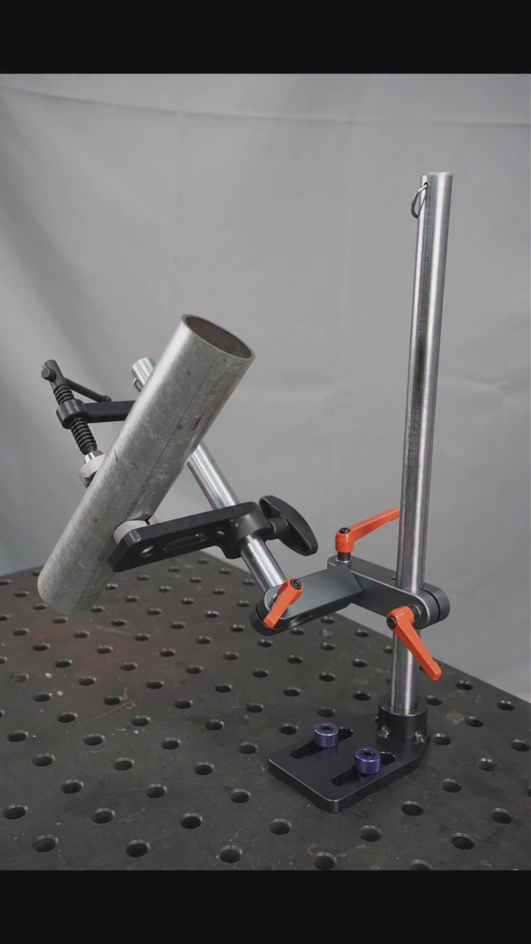 Video laden: Precision Positioning Clamp 500 mm, Height / Angle Adjustable