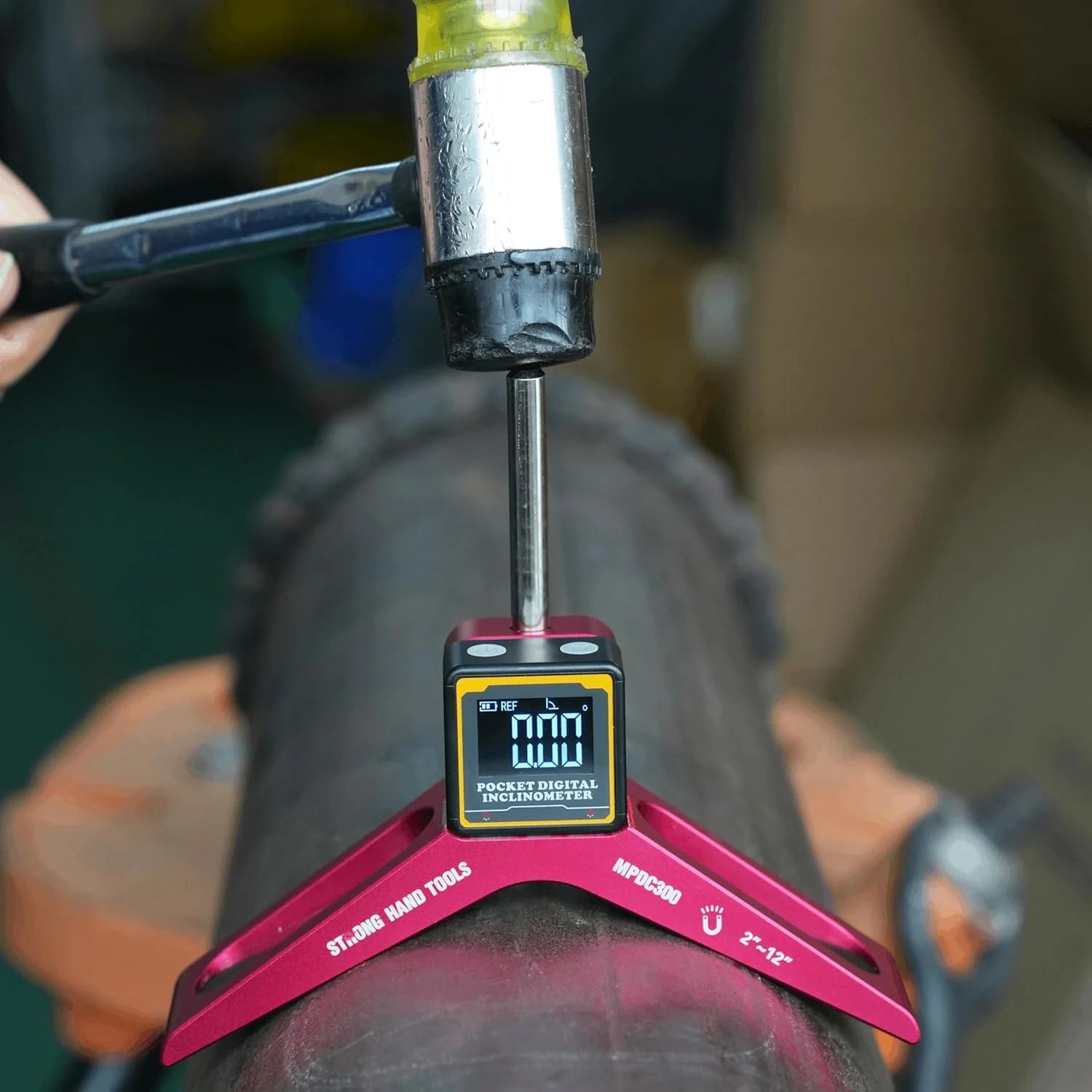Magnetic Pipe Centering Head, Digital Precision Model