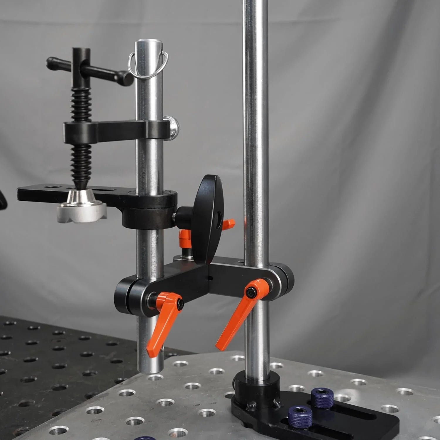 Precision Positioning Clamp 500 mm, Height / Angle Adjustable