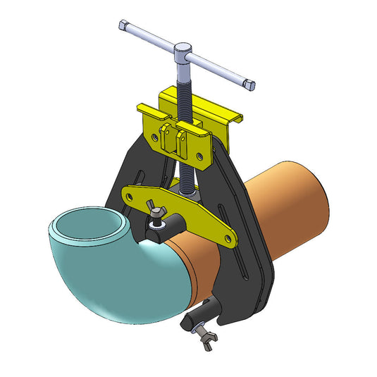 Pipe Alignment Clamps with Quick-Acting Lever