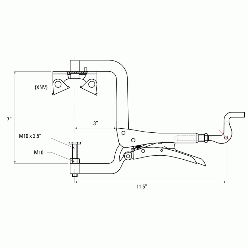 Load image into Gallery viewer, Large Diameter Pipe Pliers
