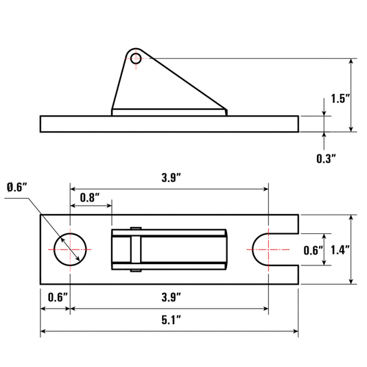 Tischmontagesockel-Kit, passend für 16-mm-Löcher