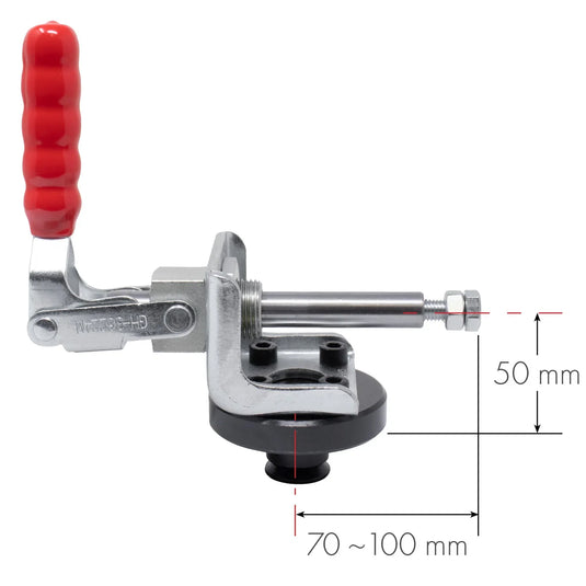 Horizontální přepínací svorka Push/pull s adaptérem, Alpha 28