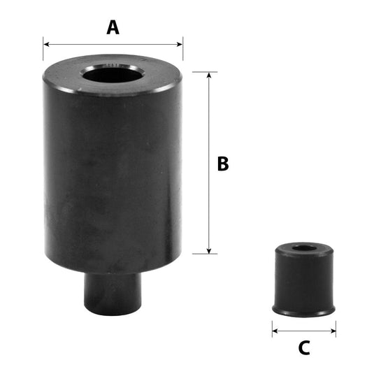 Fixovací zarážka, (16 mm systém)