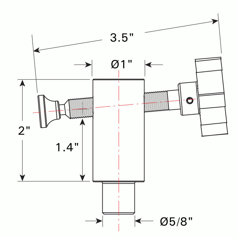 Load image into Gallery viewer, Side Clamp, Fits 16 mm Holes
