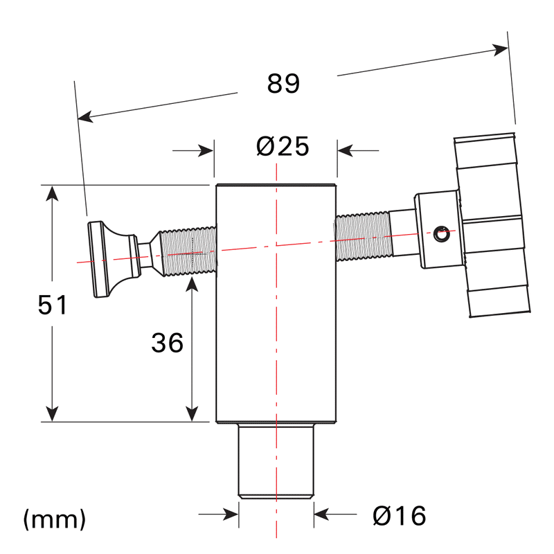 Laden Sie das Bild in Galerie -Viewer, {4er-Pack Seitenklemmen, passend für 16-mm-Bohrungen
