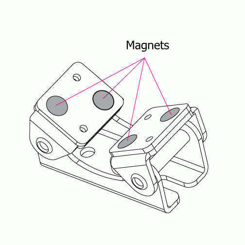 Load image into Gallery viewer, Magnetic V-Pads
