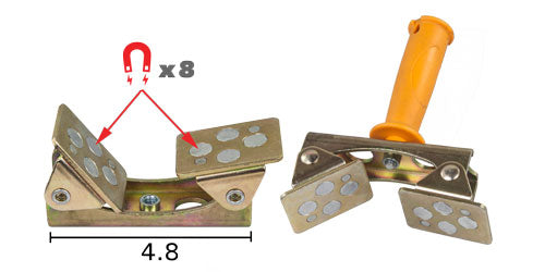 Große magnetische V-Pads