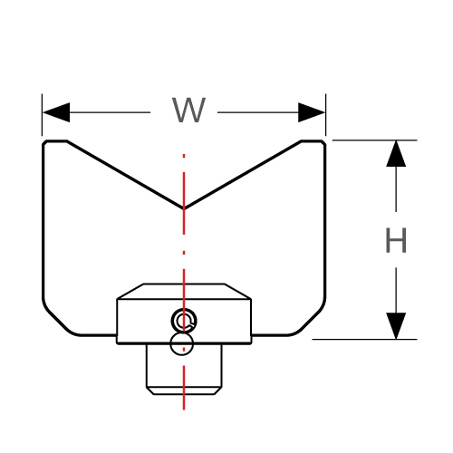 Bend Rests, Fit 16 mm Holes