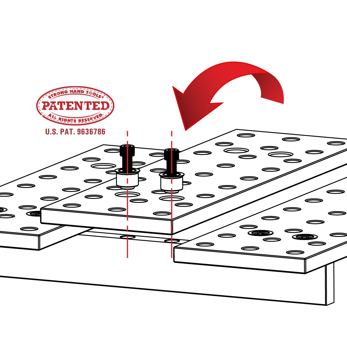 Reversible Table Plates, For MAX Slotted Tables