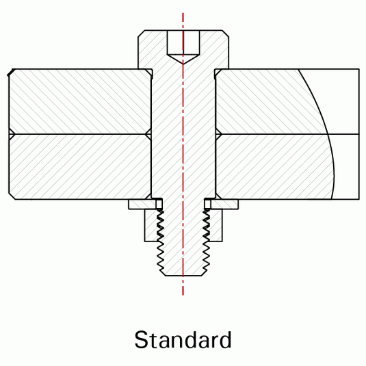 Socket Shoulder Screws, Fit 16 mm Holes