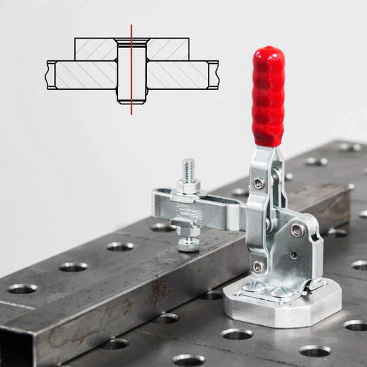 Verstellbarer Montagesockel für Schnellspanner, passend für 16-mm-Bohrungen