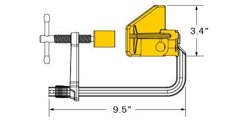 Load image into Gallery viewer, Portable 3-Axis Clamp Kit
